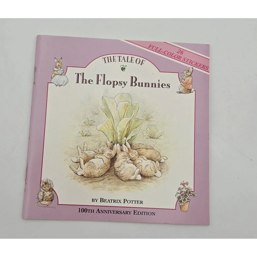 Beatrix Potter Peter Rabbit‎ and Friends 100th Anniversary Sticker Book Set 8pc